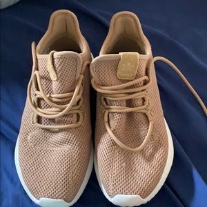 Like gold mesh Adidas running sneakers size 6.5Y
